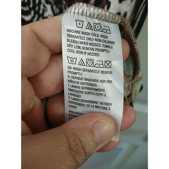 Attitudes By Renee Animal Print Sleeveless Casual Pullover Tank. Size S - Picture 6 of 7